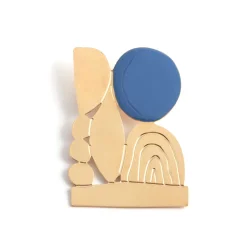 Titlee X Donna Wilson Jewellery^Donna Wilson Abstract Brooch - Blue - Titlee X
