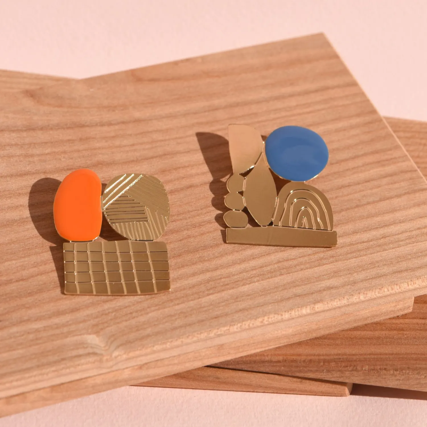 Titlee X Donna Wilson Jewellery^Donna Wilson Abstract Brooch - Blue - Titlee X