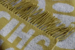 Blankets & Throws^Donna Wilson Alphabet Lambswool Throw - Yellow