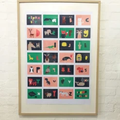 Art Prints^Donna Wilson Alphabet Poster