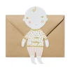 Stationery, Cards & Gift Wrap^Donna Wilson Baby Shaped Card