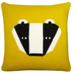 Cushions^Donna Wilson Badger Cushion - Mustard