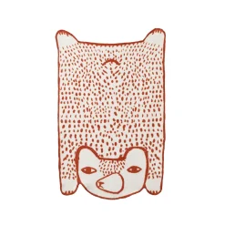 Blankets & Throws^Donna Wilson Bear Cotton Mini Blanket