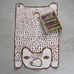 Blankets & Throws^Donna Wilson Bear Cotton Mini Blanket