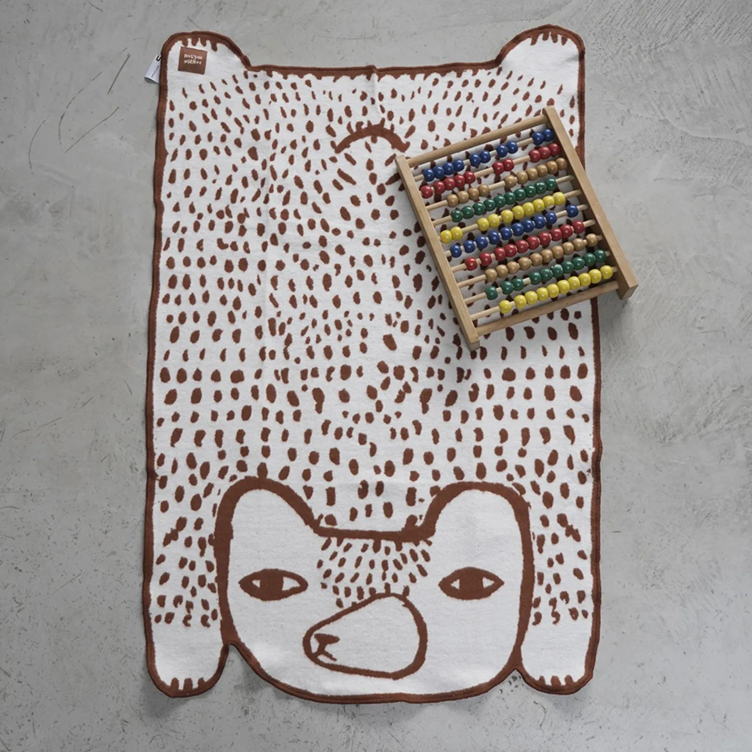 Blankets & Throws^Donna Wilson Bear Cotton Mini Blanket