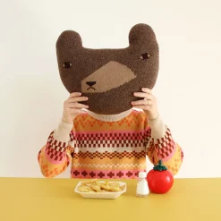 Cushions^Donna Wilson Bear Shaped Cushion