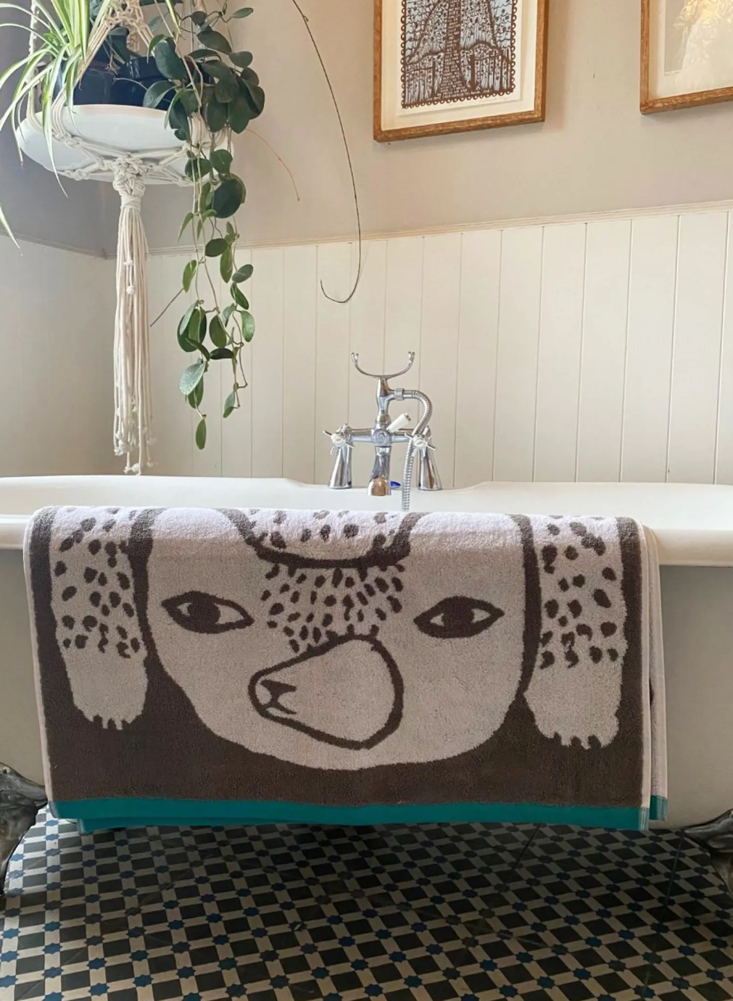 Towels & Bath Mats^Donna Wilson Bear Towels - Grey