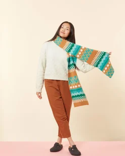 Scarves + Shawls^Donna Wilson Big Stitch Scarf - Shamrock