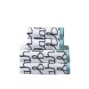 Towels & Bath Mats^Donna Wilson Blah Blah Hand & Bath Towel Set - Light Blue