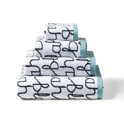 Towels & Bath Mats^Donna Wilson Blah Blah Towels - Light Blue