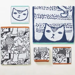 Towels & Bath Mats^Donna Wilson Cat Towel Set