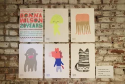 Art Prints^Donna Wilson Charlie Monkey 20 Years Riso Print - Limited Edition