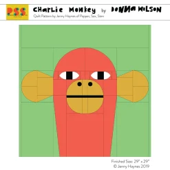 Make Your Own^Donna Wilson Charlie Monkey Quilt Downloadable Pattern By Papper, Sax, Sten