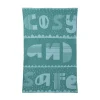 Blankets & Throws^Donna Wilson Cosy And Safe Mini Blanket - Blue & Green