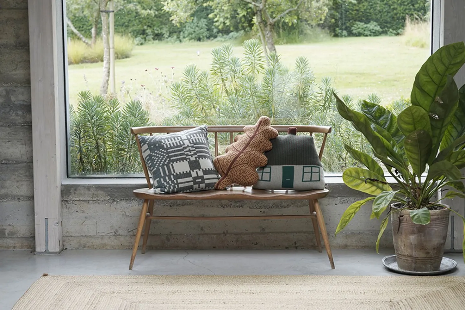 Cushions^Donna Wilson Cottage Cushion - Green