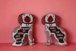 Creatures^Donna Wilson X Rob Ryan Pair Of Staffordshire Dogs - Limited Edition Of 50