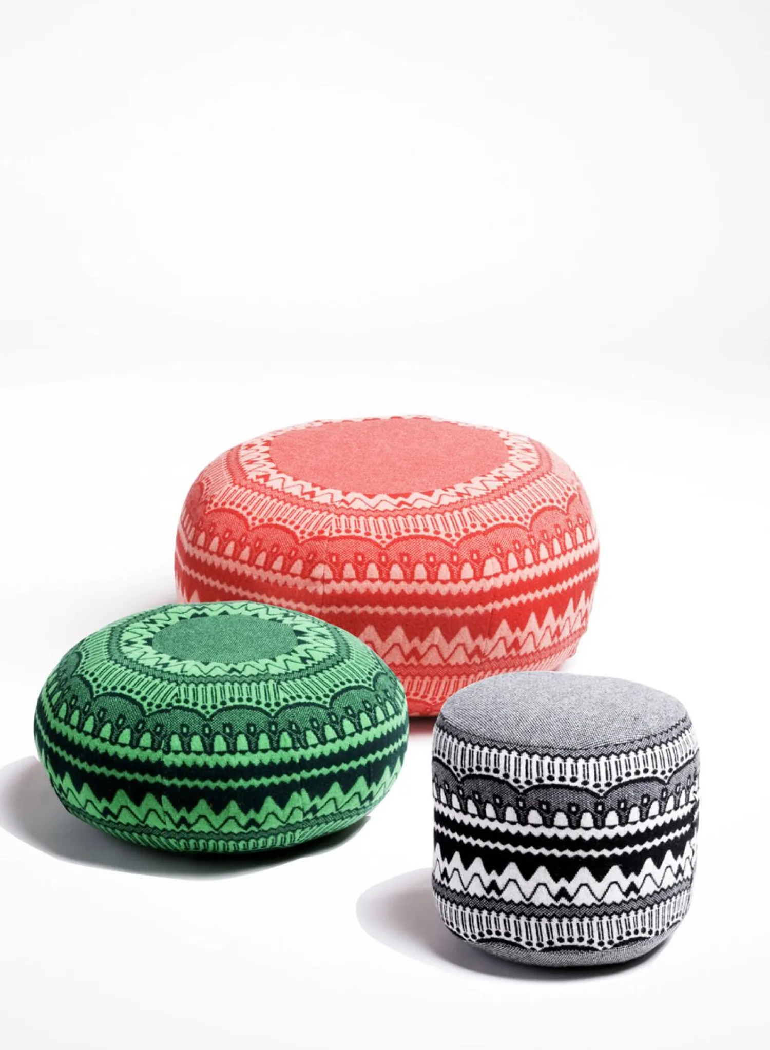 Donna Wilson & Scp^Donna Wilson Ernest Pouffe In Zigzag