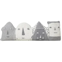 Cushions^Donna Wilson Faces Bolster Cushion