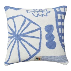 Cushions^Donna Wilson Forager Cushion - Blue & White