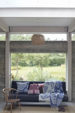 Cushions^Donna Wilson Forager Cushion - Blue & White