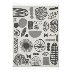 Blankets & Throws^Donna Wilson Forager Throw - Black & White