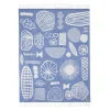Blankets & Throws^Donna Wilson Forager Throw - Blue & White