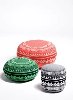 Cushions^Donna Wilson Frank Pouffe In Zigzag