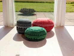 Cushions^Donna Wilson Frank Pouffe In Zigzag