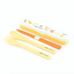 Lunch Boxes + Cutlery^Donna Wilson Fruit Bear Cutlery Set