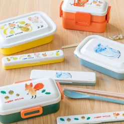 Lunch Boxes + Cutlery^Donna Wilson Fruit Cat Two-Tier Bento Box