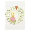 Art Prints^Donna Wilson Girl In The Woods Print