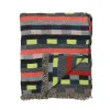 Blankets & Throws^Donna Wilson Glitch Woven Throw - Denim Blue