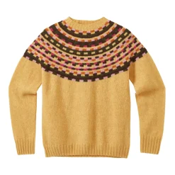 Lambswool Sweaters^Donna Wilson Glitch Yoke Sweater - Marzipan