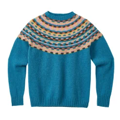 Lambswool Sweaters^Donna Wilson Glitch Yoke Sweater - Pennan Bay