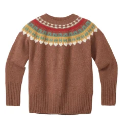 Lambswool Sweaters^Donna Wilson Helga Yoke Sweater - Hazelnut