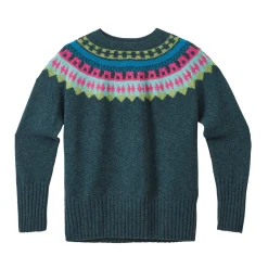 Lambswool Sweaters^Donna Wilson Helga Yoke Sweater - Oribe Green