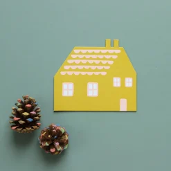 Stationery, Cards & Gift Wrap^Donna Wilson House Shaped Card