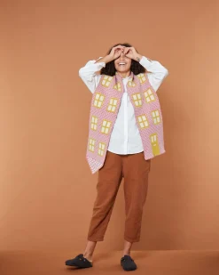 Scarves + Shawls^Donna Wilson House Shaped Scarf - Nougat