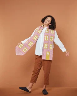 Scarves + Shawls^Donna Wilson House Shaped Scarf - Nougat