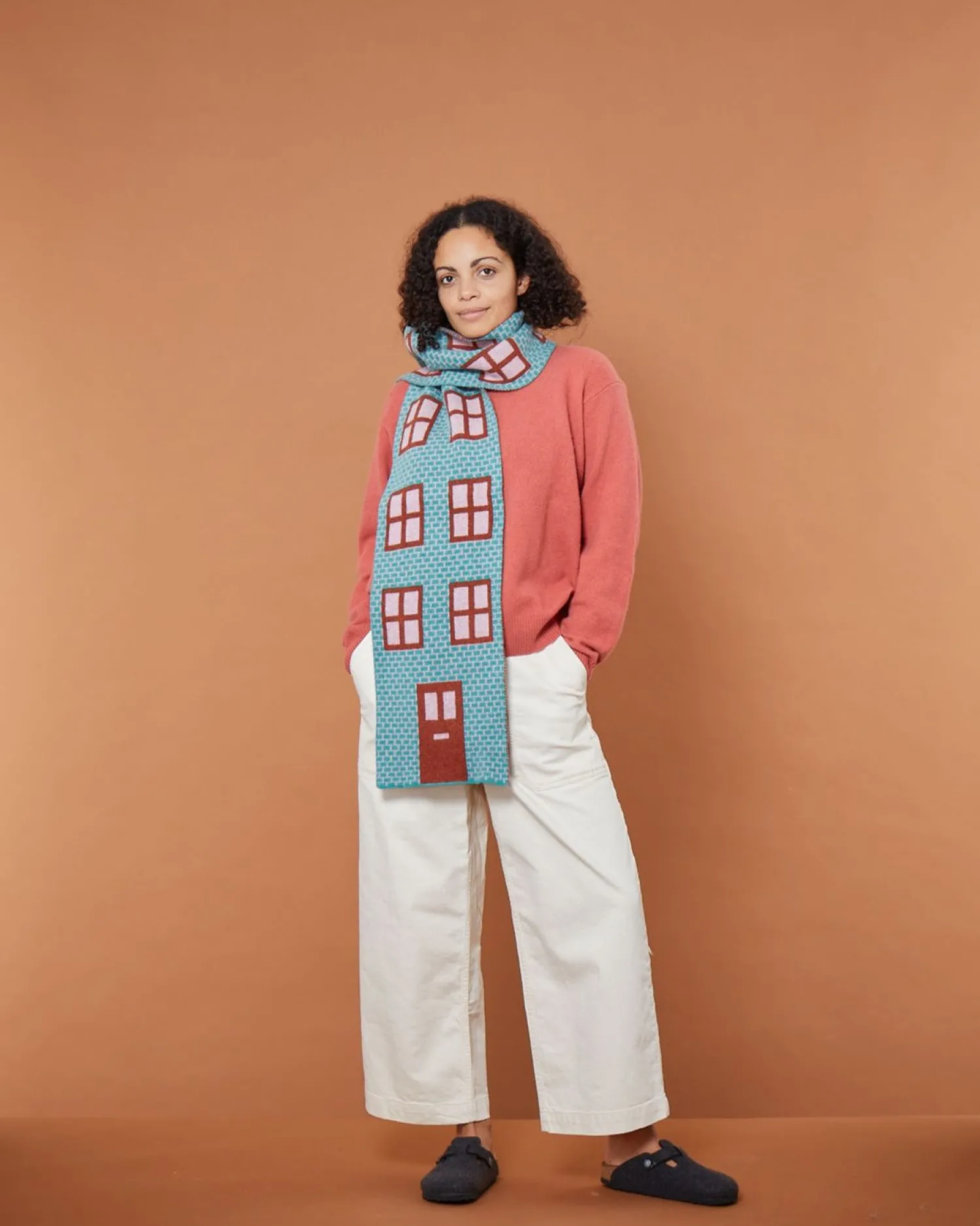 Scarves + Shawls^Donna Wilson House Shaped Scarf - Shamrock