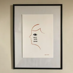 Art Prints^Donna Wilson I Miss Your Face Print