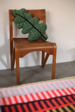 Cushions^Donna Wilson Leaf Shaped Cushion - Green