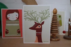 Stationery, Cards & Gift Wrap^Donna Wilson Litho Printed Christmas Cards - Set Of 4