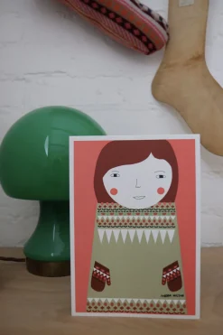 Stationery, Cards & Gift Wrap^Donna Wilson Litho Printed Christmas Cards - Set Of 4