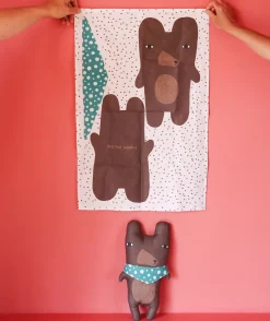 Tea Towels & Trays^Donna Wilson Make Your Own Bear Tea Towel Craft Kit