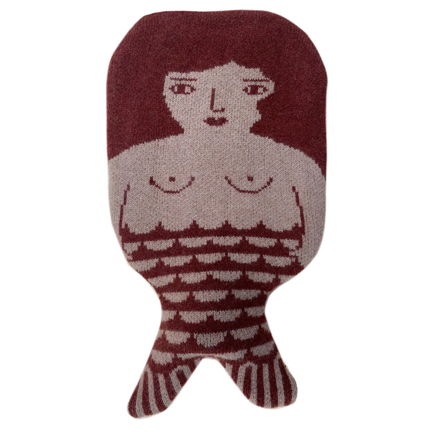 Hot Water Bottles^Donna Wilson Mermaid Hot Water Bottle - Brown