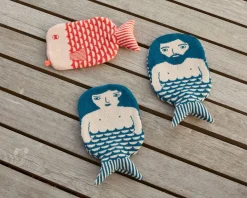 Hot Water Bottles^Donna Wilson Mermaid Hot Water Bottle - Blue