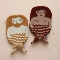 Hot Water Bottles^Donna Wilson Merman Hot Water Bottle - Harvest