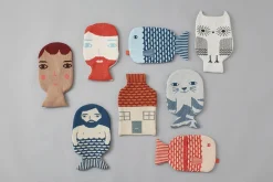 Hot Water Bottles^Donna Wilson Merman Hot Water Bottle - Blue