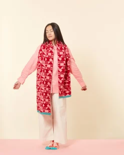 Scarves + Shawls^Donna Wilson Monoglyph Blanket Scarf - Lipstick
